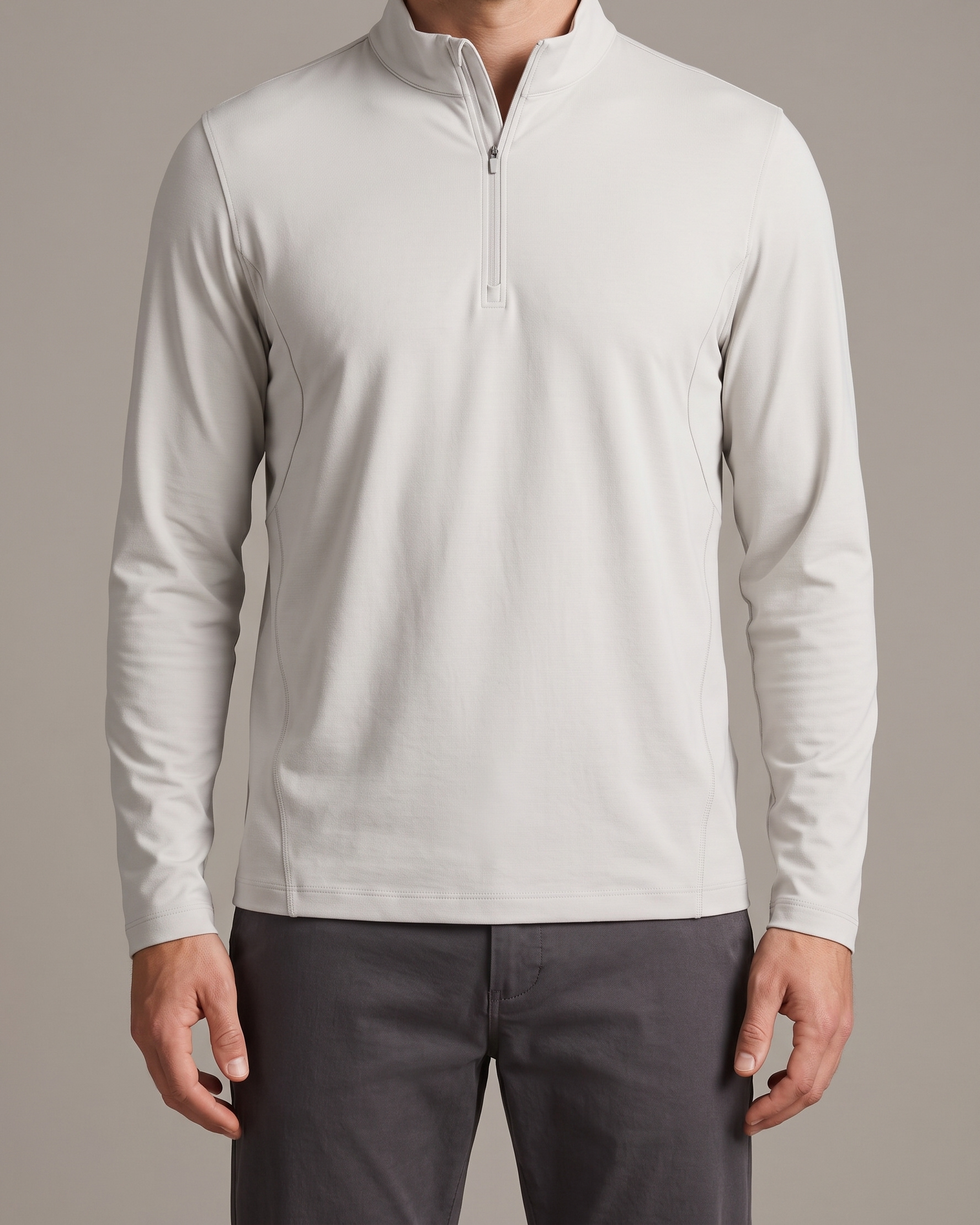 Pullover sample, on model